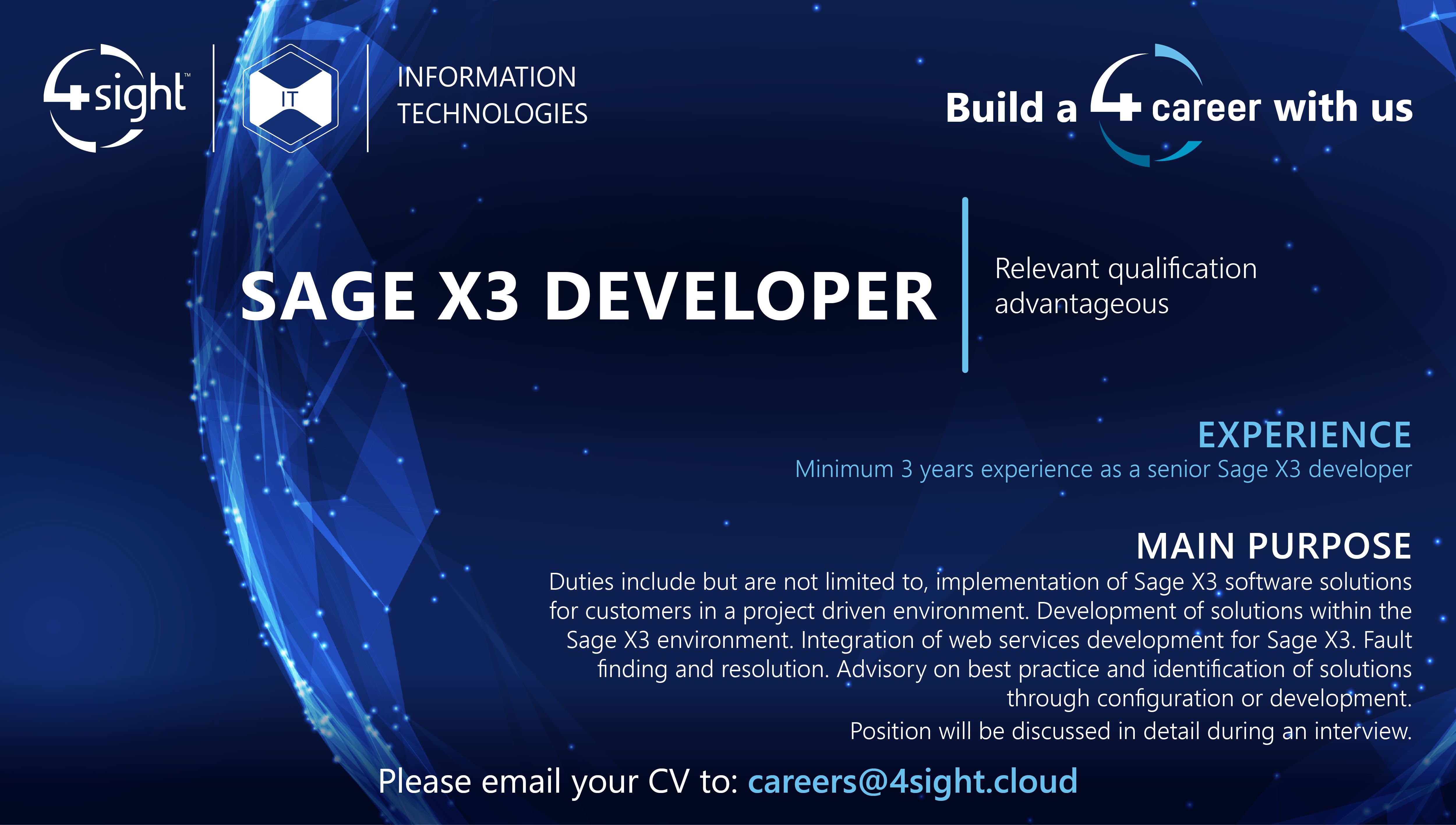 13.Sage X3 Developer IT Nov