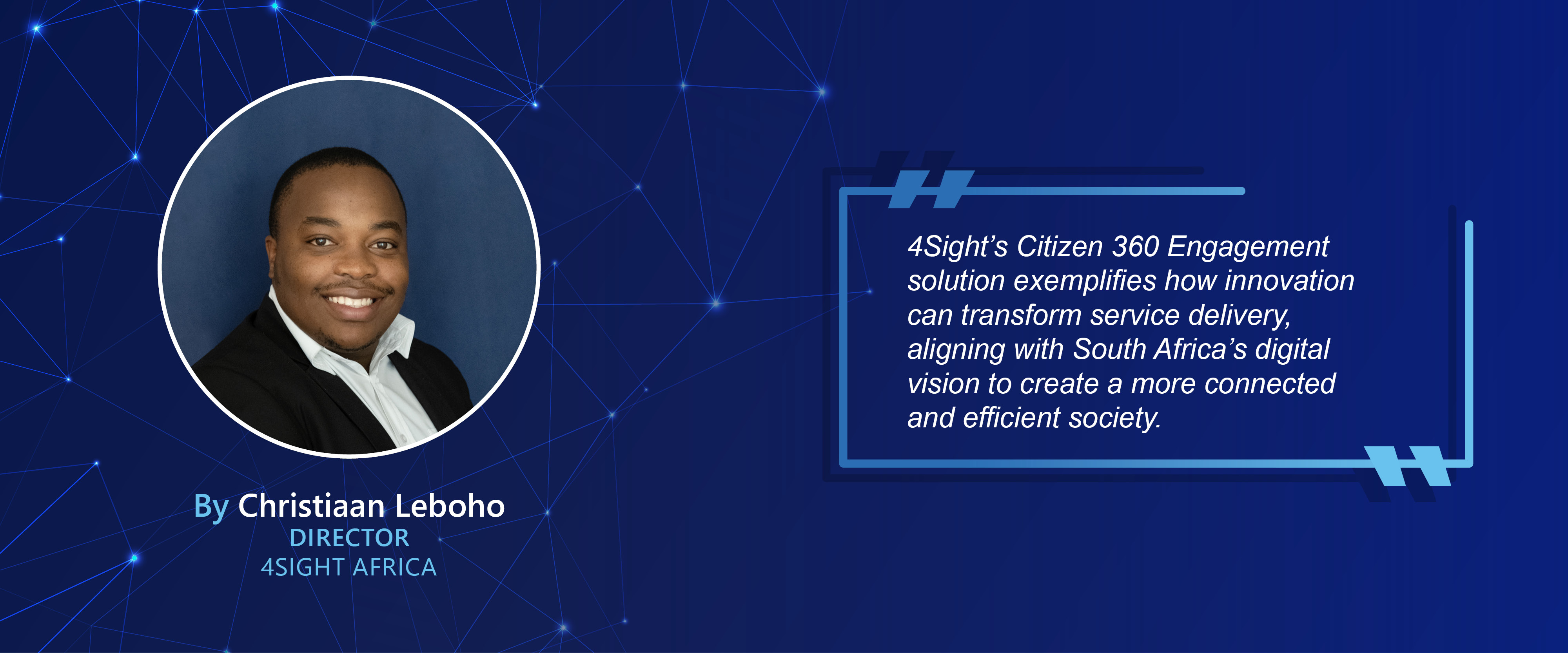 4Sight IT SONA BP Quote Banner ChristiaanL Feb2025