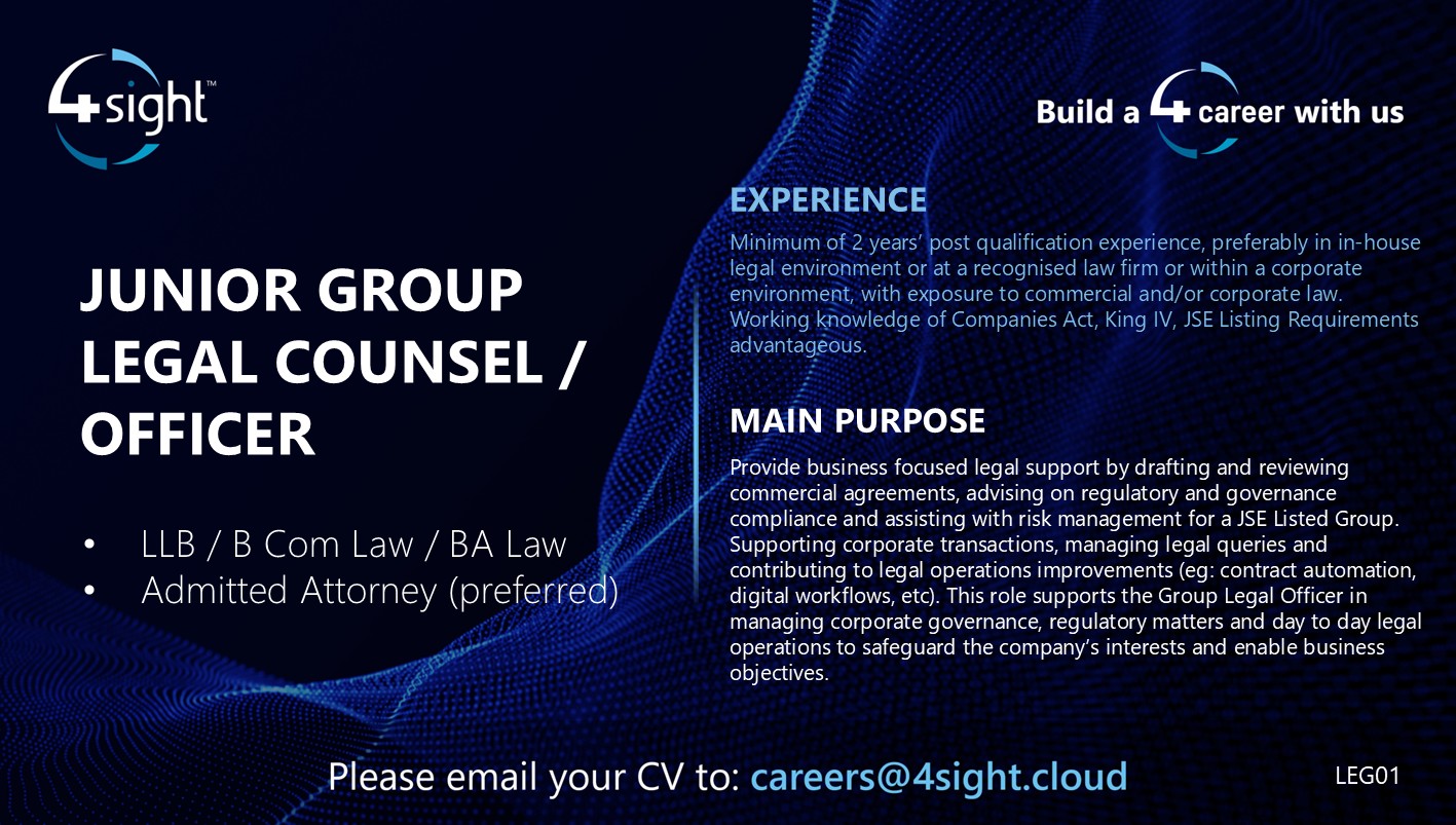 4Sight Jr Group Legal Officer 2