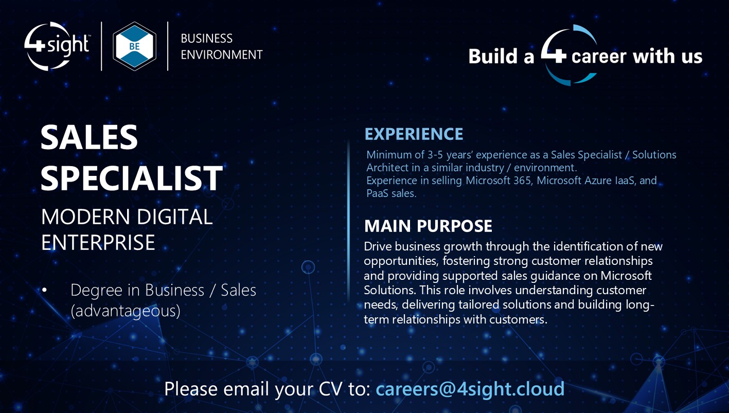 MDE Sales Specialist