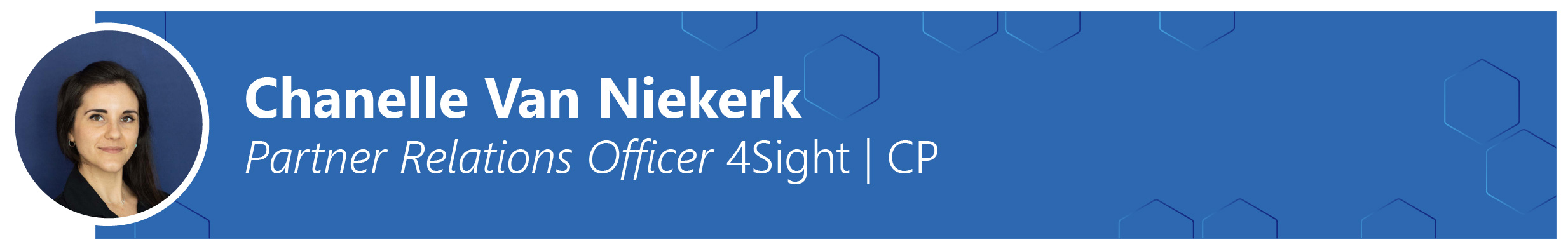 4Sight CP Chanelle Van Niekerk Blog Banner Mar2025 01 Final