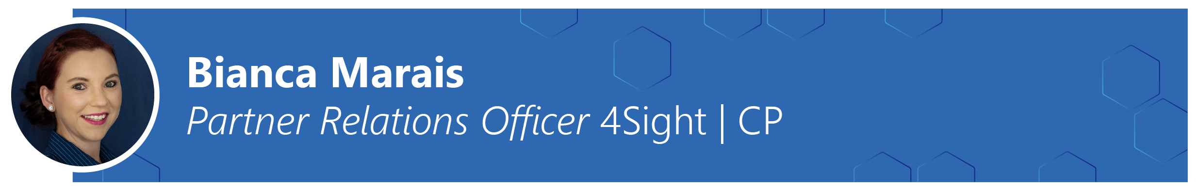 Bianca Marais Blog Banner