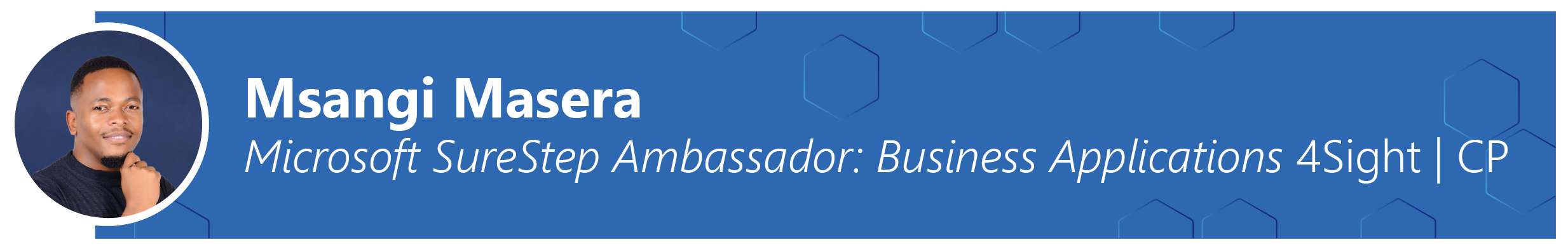 Msangi Masera blog banner