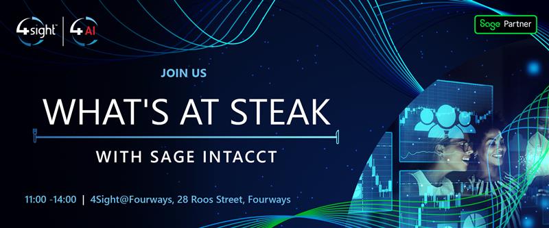 4Sight Whats at Steak with Sage Intacct Lunch Apr2026 Website Banner 2