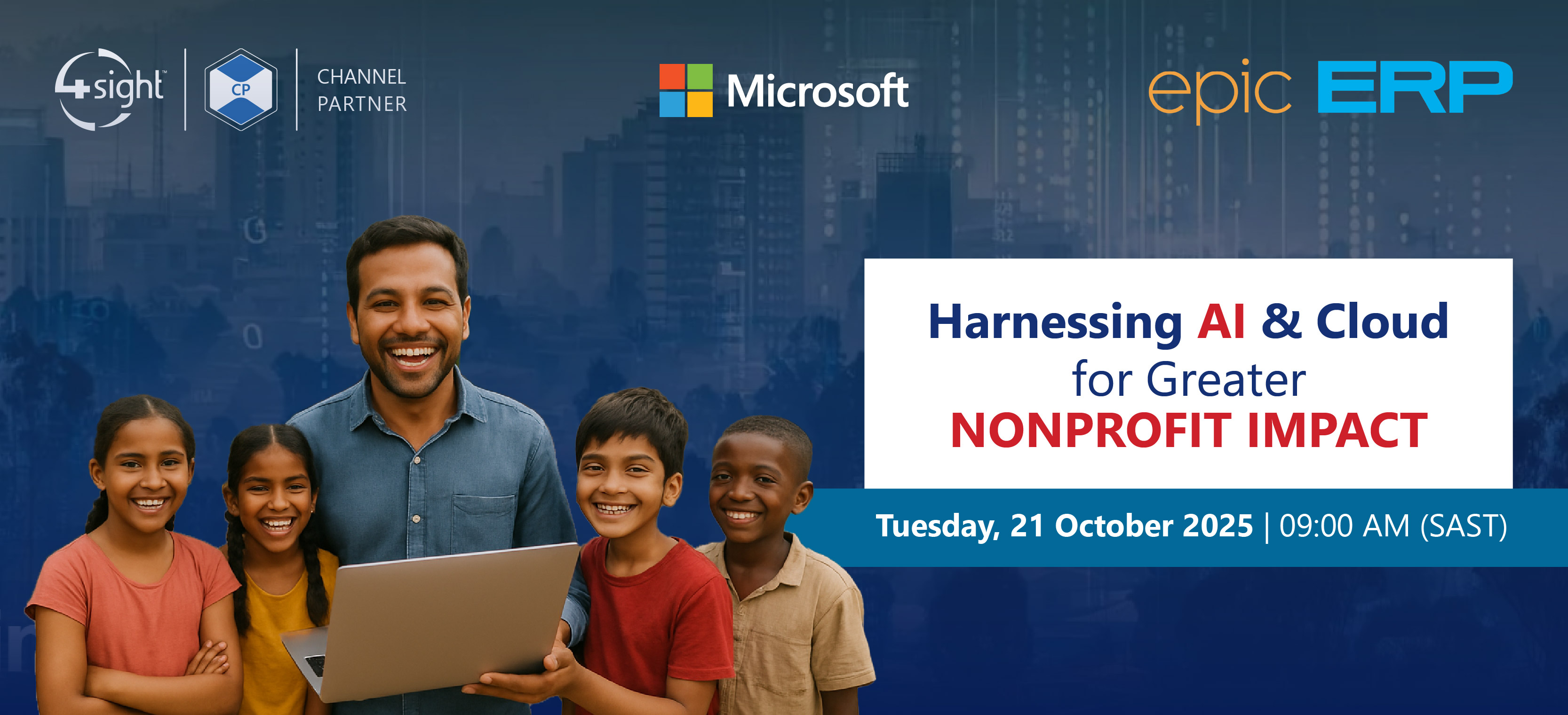Exclusive Invitation Nonprofit Roundtable at Microsoft Offices Bryanston Webinar 21 October 2025 01