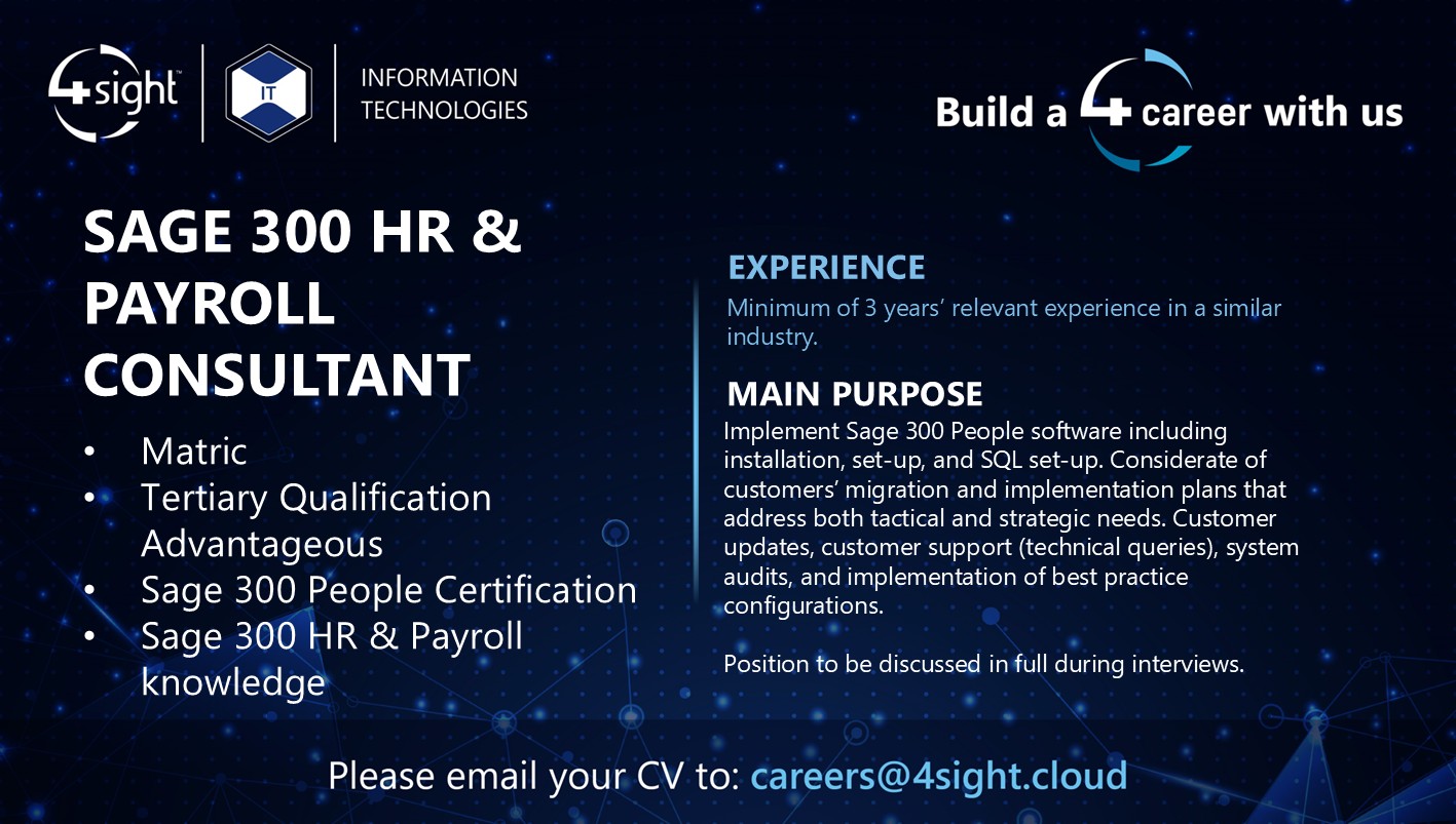 HR Payroll Consultant