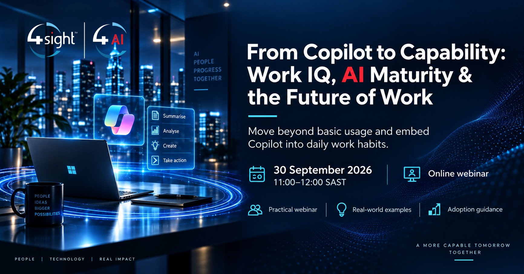 Webinar | From Copilot Access to Everyday AI Capability | 30 September 2026